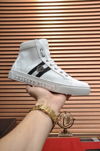 Philipp Plein Men Shoes Sneakers Low Top Sneaker Fashion Design Luxury Brand Trainer Predator TM with Original Box