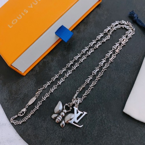 Louis Vuitton Luxury Men Womens Necklace