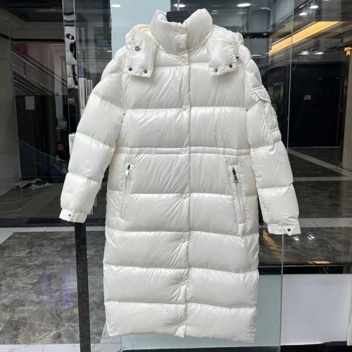 Moncler Design Womens Winter Windprood Down Jackets Keep Warm 90% White Duck Down Long Coats