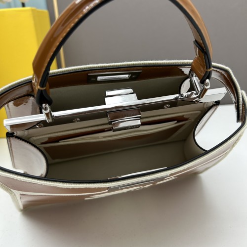 Fendi Womens Bag Shoulder Bags Luxury Brand Iconic Peekaboo ISeeU Fashion Bags for Women without Original Box