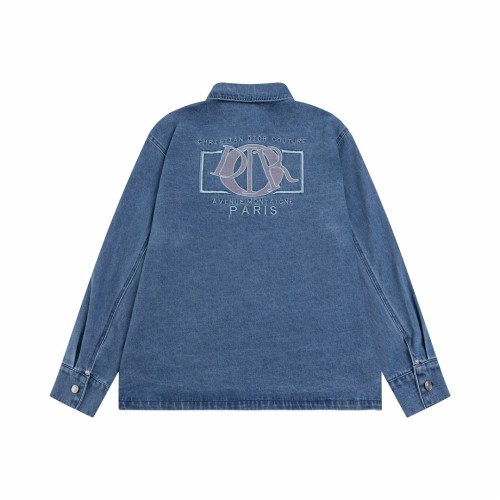 Dior Men Womens Coat Jackets Luxury Brand Mens Denim Jacket Top Quality   