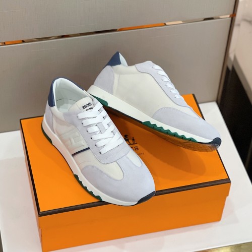 Hermes Mens Casual Shoes Fashion Sneakers Luxury Brand with Original Box