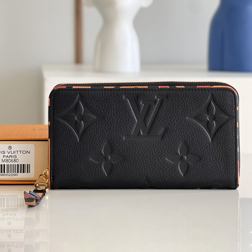 Louis Vuitton Mens Womens Wallets Purse Luxury Brand Designer Wild at Heart Zippy Wallet M80680 with Original Box