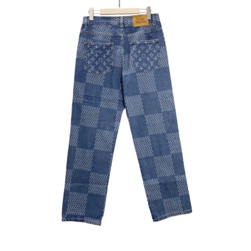 Louis Vuitton Luxury Brand Women Mens Pant Jeans   