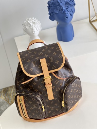 Louis Vuitton Womens Mens Unisex Bags Backpacks Luxury Fashion M40107 Bosphore Backpack without Original Box  