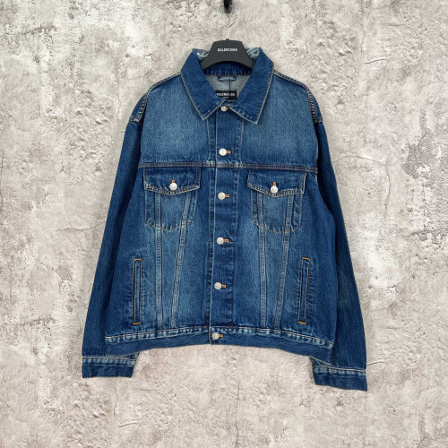 Balenciaga Men Womens Jacket Denim Coat Luxury Brand Mens Jackets Top Quality   