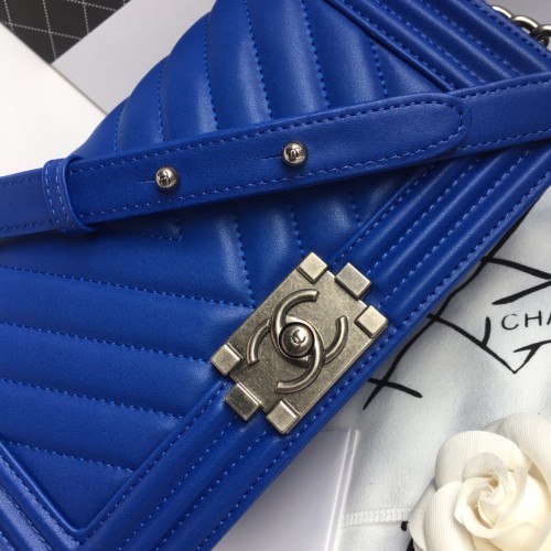 Chanel Womens Bags Crossbody Bag Luxury Brand Le Boy Chanel Handbag with Original Box