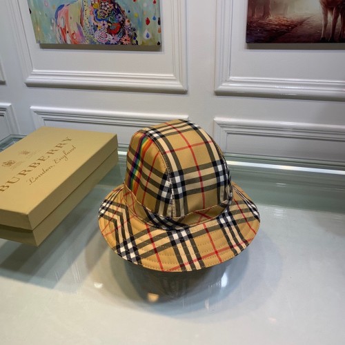 Burberry Men Womens Cap Bucket Hat Luxury Brand with Original Box  