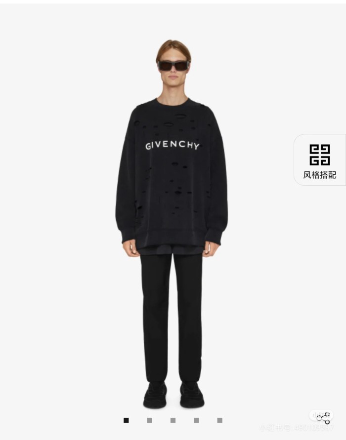 Givenchy Womens Mens Long Sleeve Sweatshirt Luxury Brand Mens Sweatshirt   