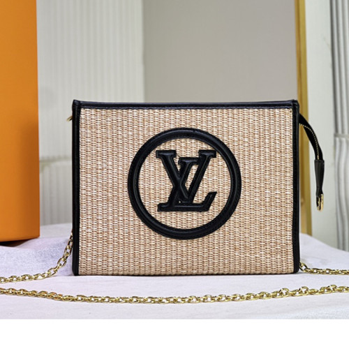 Louis Vuitton Womens Bags Shoulder Bag Clutch Luxury Brand Fashion Type Toiletry Pouch On Chain M81366  