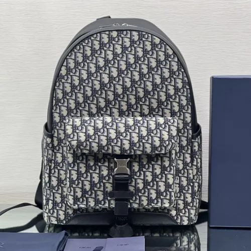 Dior Womens Mens Bags Backpacks Luxury Brand Design Fashion Type DIOR EXPLORER BACKPACK Beige and Black Dior Oblique Jacquard without Original Box 1ESBA012YKY_H27E