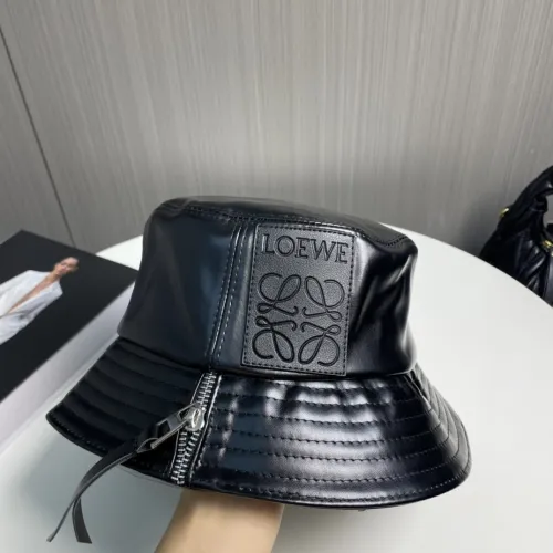 Loewe Womens Bucket Hat Luxury Brand Design Loewe Hats Fisherman hat in nappa calfskin with Original Box  