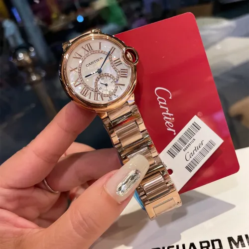 Cartier Womens Watch Luxury Brand Design Fashion Type with Original Box