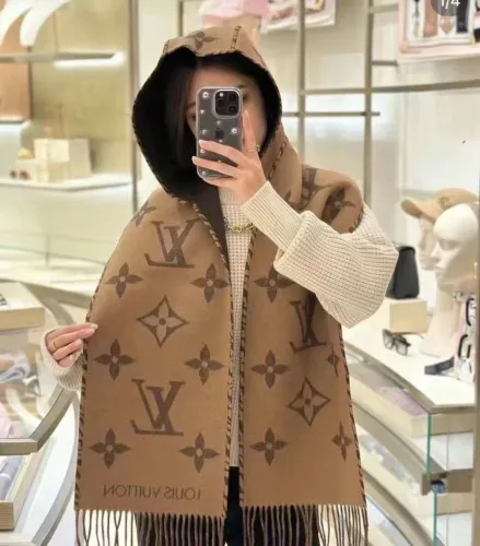 Louis Vuitton Scarves Womens Fashion Scarf Hat with Original Box   