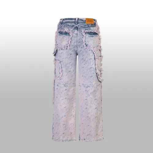 Louis Vuitton Luxury Brand Women Mens Pant Jeans   
