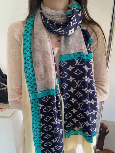 Louis Vuitton Scarves Womens Fashion Scarf with Original Box   