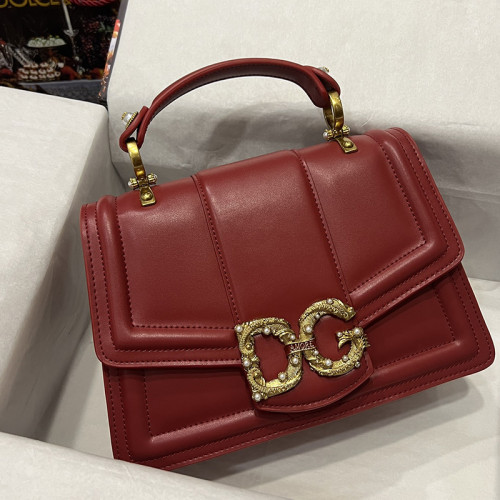 Dolce&Gabbana Womens Bags Shoulder Bag in quilted nappa leather Luxury Brand with Original Box  