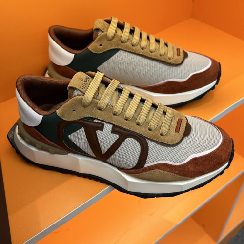 Valentino Garavani Mid-Top Calfskin VL7N Sneaker With Bands Mens Shoes Sneakers Luxury Brand with Original Box  