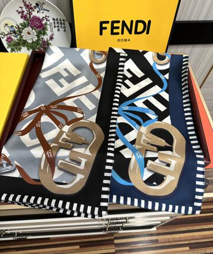 Fendi Scarves Men Womens Fashion Scarf040