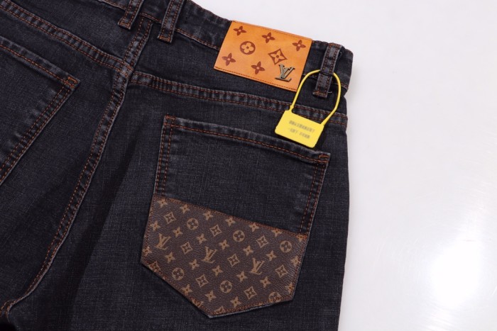 Louis Vuitton Luxury Brand Women Mens Pant Jeans   