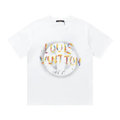 Louis Vuitton Luxury Brand Men Womens Short Sleeve T-Shirt   
