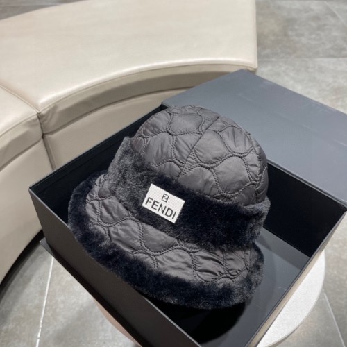 Fendi Womens Bucket Hat Luxury Brand Design Fendi Cap with Original Box  