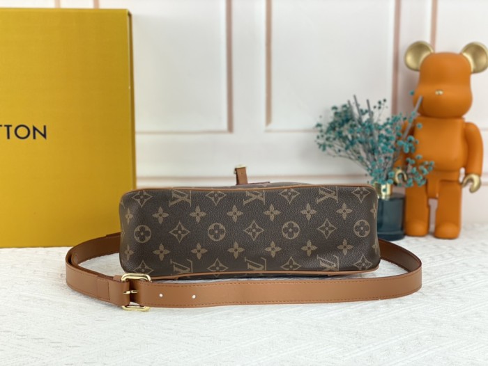 Louis Vuitton Womens Bags Luxury Brand Fashion Type ODÉON MM Natural Monogram coated canvas M45354 with Original Box