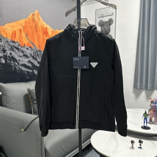 Prada Men Womens Coat Jacket Luxury Brand Womens Jackets Top Quality   
