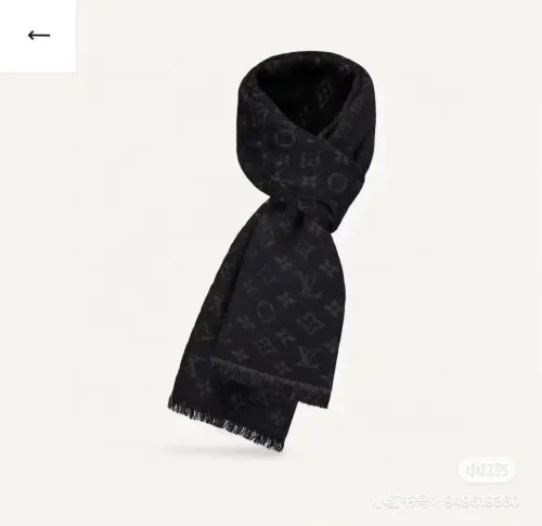 Louis Vuitton Scarves Men Womens Fashion Scarf with Original Box   