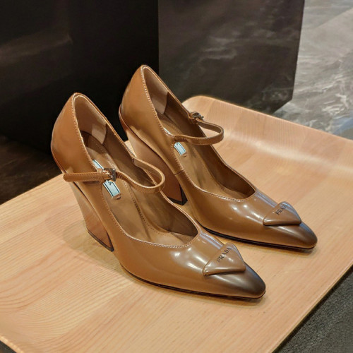 Prada Womens Shoes Sandals Casual Luxury Brand Pumps 8cm Heel with Original Box Whatsapp 