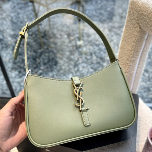 Saint Laurent YSL Womens Bag LE FERMOIR HOBO BAG IN SHINY LEATHER Designer Luxury Brand Women Shoulder Messenger Bags with Original Box