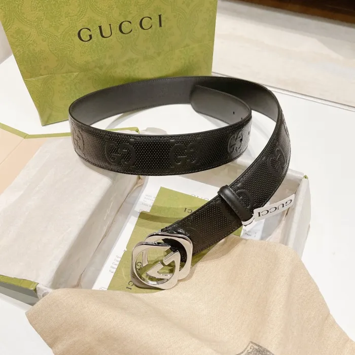Gucci Mens Belt Luxury Brand Design Fashion Type with Original Box