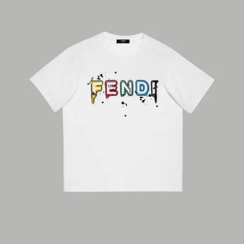 Fendi Luxury Brand Women Mens Short Sleeve T-Shirt   