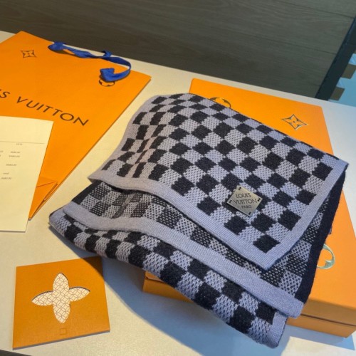 Louis Vuitton Scarves Men Womens Fashion Scarf with Original Box   