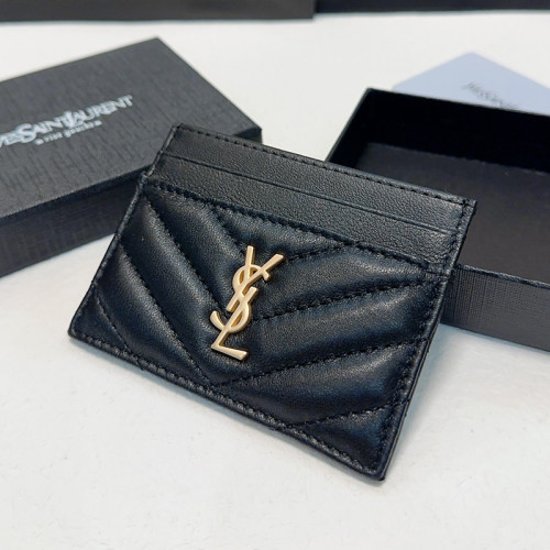 Saint Laurent YSL Fashion Womens Mens Card Holder with Original Box