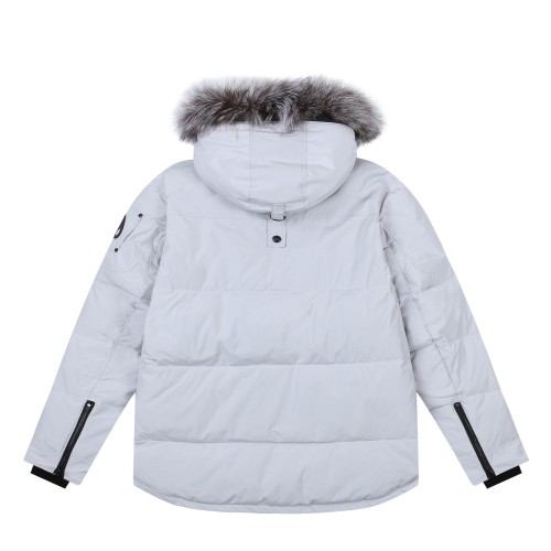 Moose Knuckles Design Mens Womens Winter Windprood Down Jackets Keep Warm 90% White Duck Down Thick