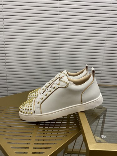 Christian Louboutin Mens Shoes Sneakers Luxury Brand Red Bottom Design Sports Footwears with Original Box