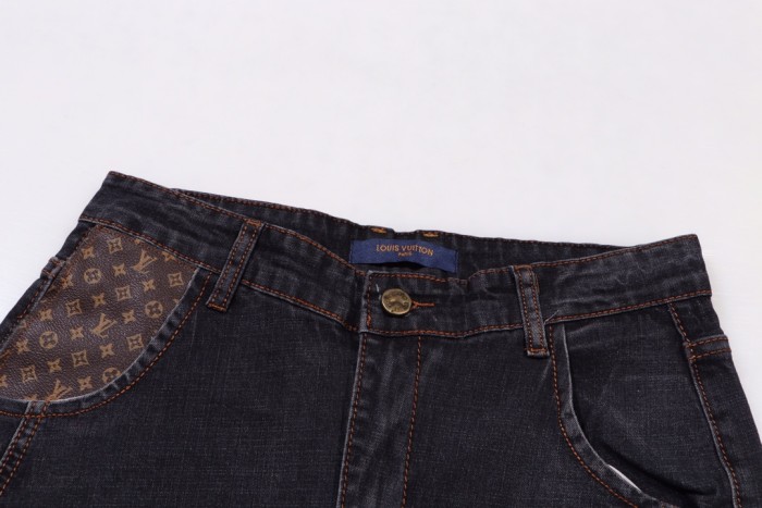 Louis Vuitton Luxury Brand Women Mens Pant Jeans   