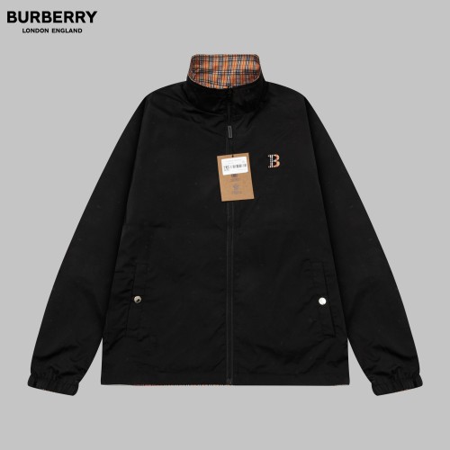 Burberry Women Mens Coat Luxury Brand Mens Reversible Check Jacket Top Quality   