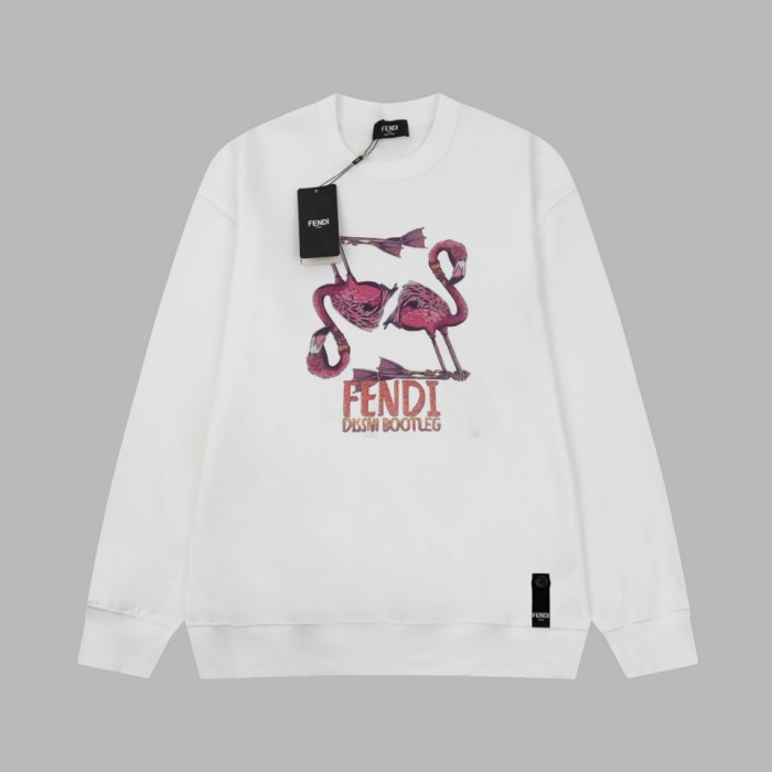 Fendi Womens Mens Sweatshirt Luxury Brand Mens Sweatshirts   