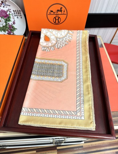 Hermes Scarves Womens Fashion Scarf Shawl 024