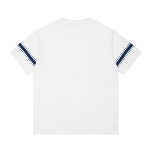 Burberry Luxury Brand Women Mens Short Sleeve T-Shirt Stripe Cotton T-shirt 80904361   