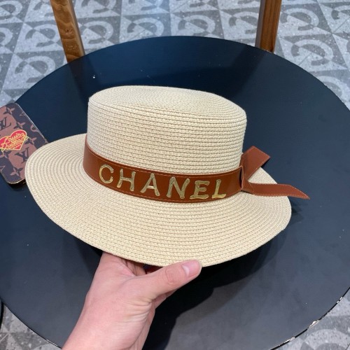Chanel Womens Hats Luxury Brand Straw Hat Bucket Hat with Original Box  