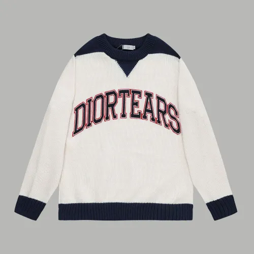 Dior Men Womens Sweater Luxury Brand Mens Knitwear Top Quality   
