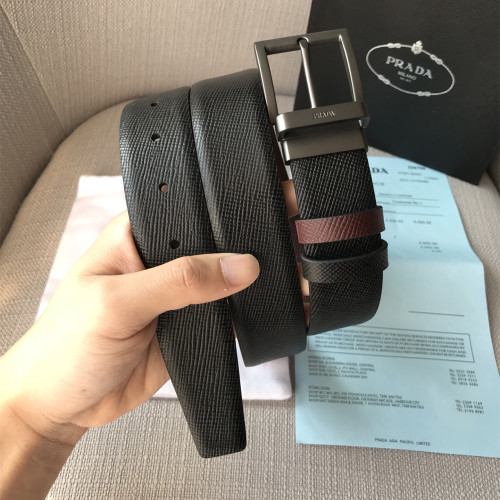 Prada Mens Belt Luxury Brand Fashion Men Belts with Original Box