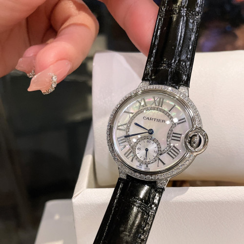 Cartier Womens Watch Luxury Brand Design Fashion Type with Original Box