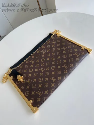 Louis Vuitton Womens Bags Messenger Shoulder Bags Luxury Brand Lucky Trunk Monogram Canvas with Original Box  