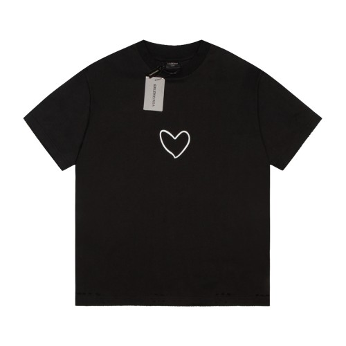 Balenciaga Luxury Brand Women Mens Short Sleeve T-Shirt   