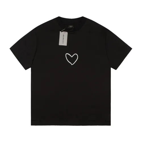 Balenciaga Luxury Brand Women Mens Short Sleeve T-Shirt   