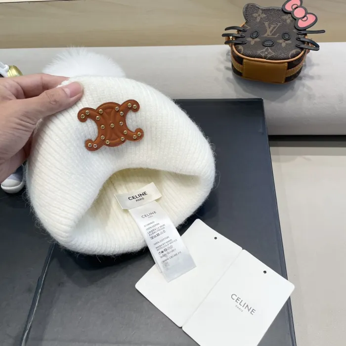 Celine Womens Hats Luxury Brand Design Celine Knit Hat with Original Box  